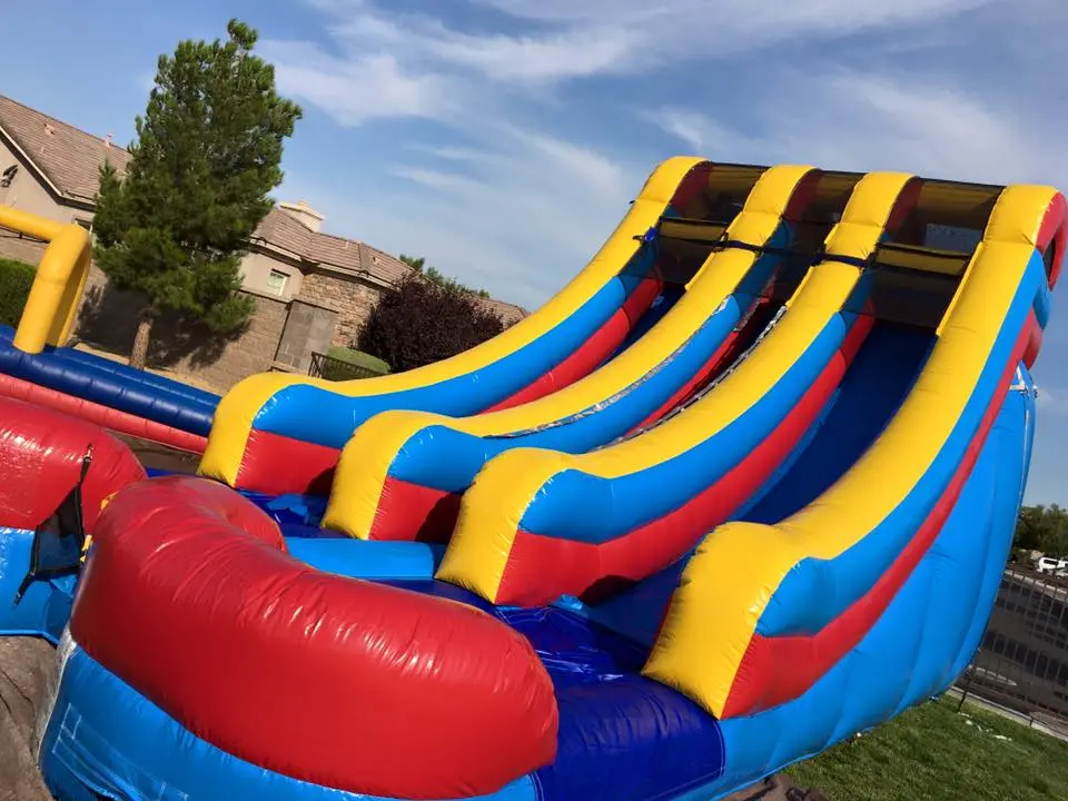 24ft dual lane inflatable slide for rent in Las Vegas