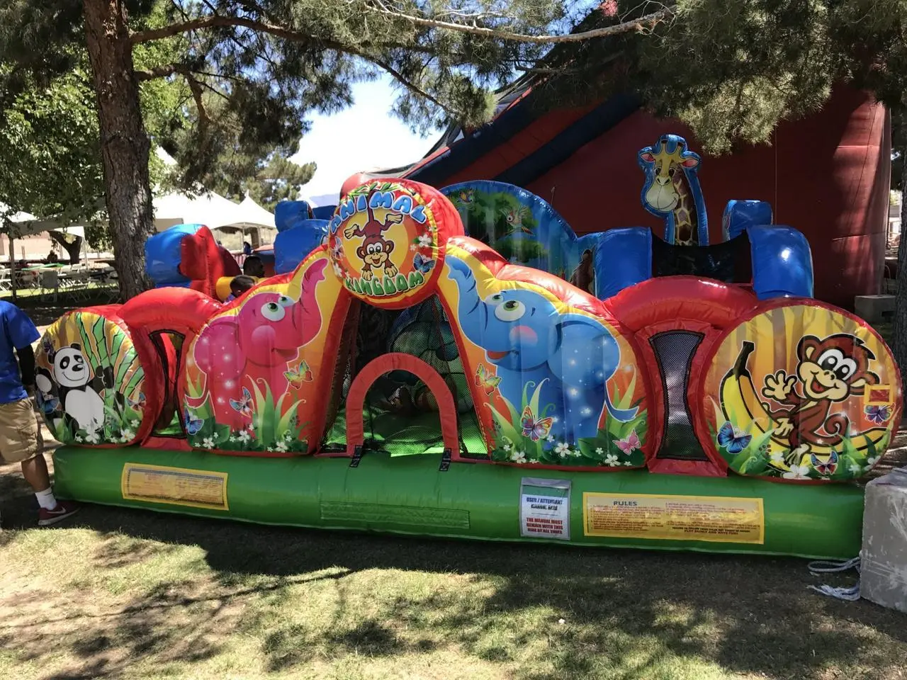 Animal kingdom 17x17 toddler bounce house inflatable for rent in Las Vegas