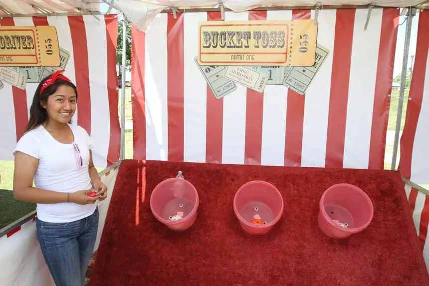 Bucket toss game carnival for rent in Las Vegas
