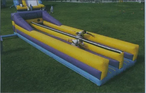 Bungee run double lane inflatable for rent in Las Vegas