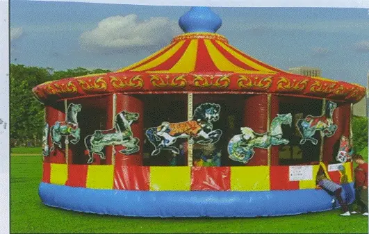 Carousel bounce house inflatable for rent in Las Vegas