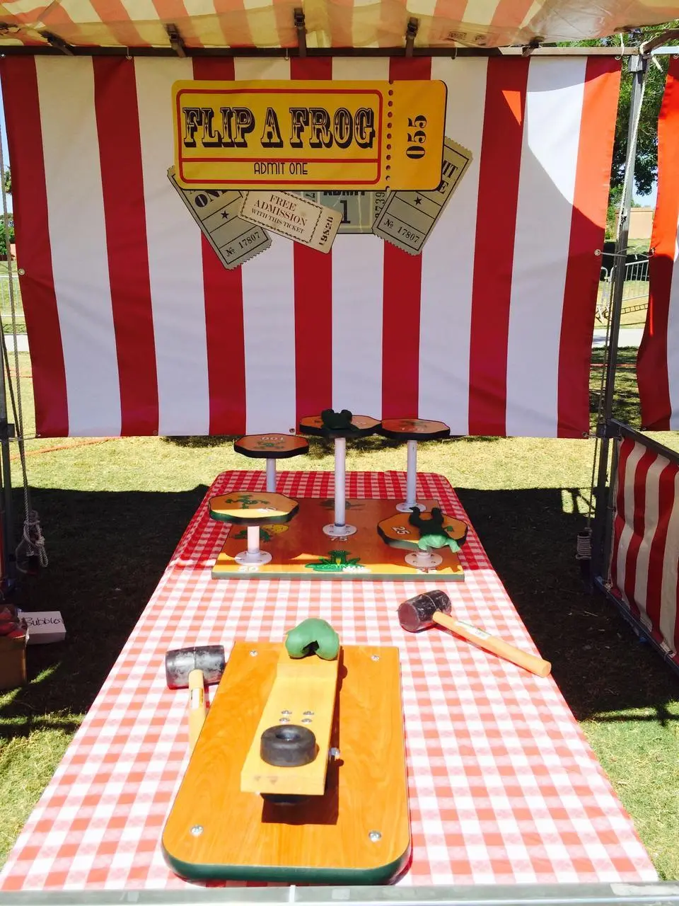 Flip a frog carnival game for rent in Las Vegas