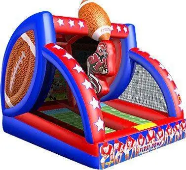 Quarterback challenge football game inflatable for rent in Las Vegas