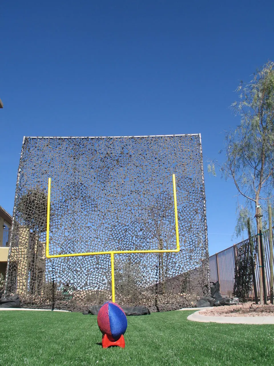 Raiders football goalpost kicking game artificial turf for rent in Las Vegas