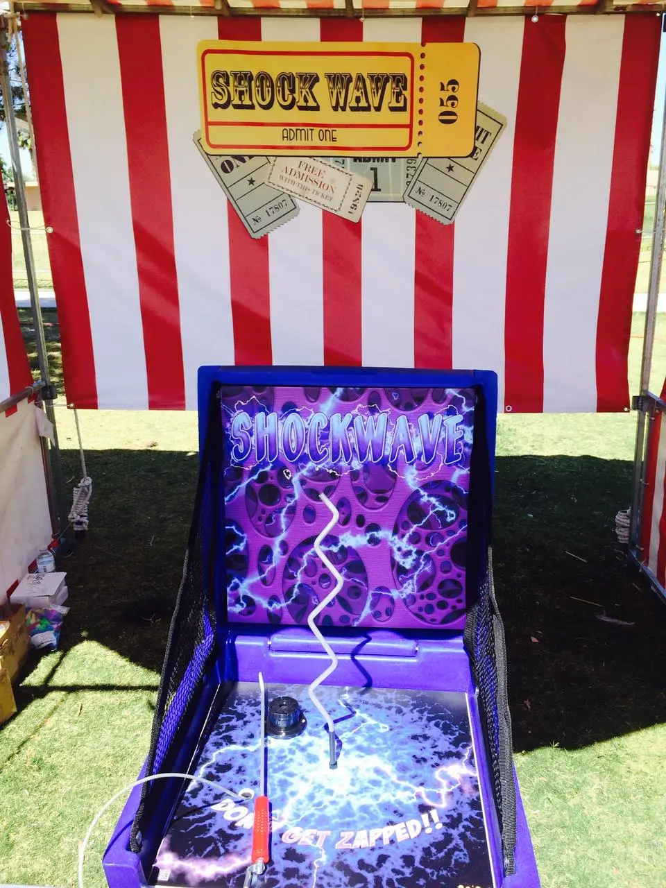 Shock wave carnival game for rent in Las Vegas