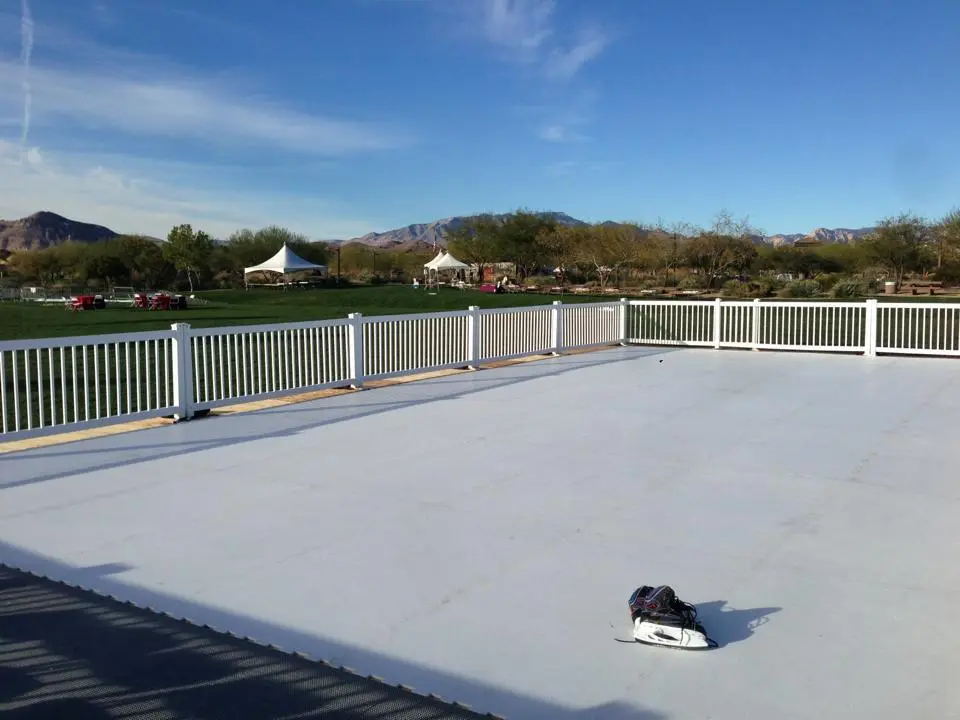 Synthetic ice rink for rent in Las Vegas