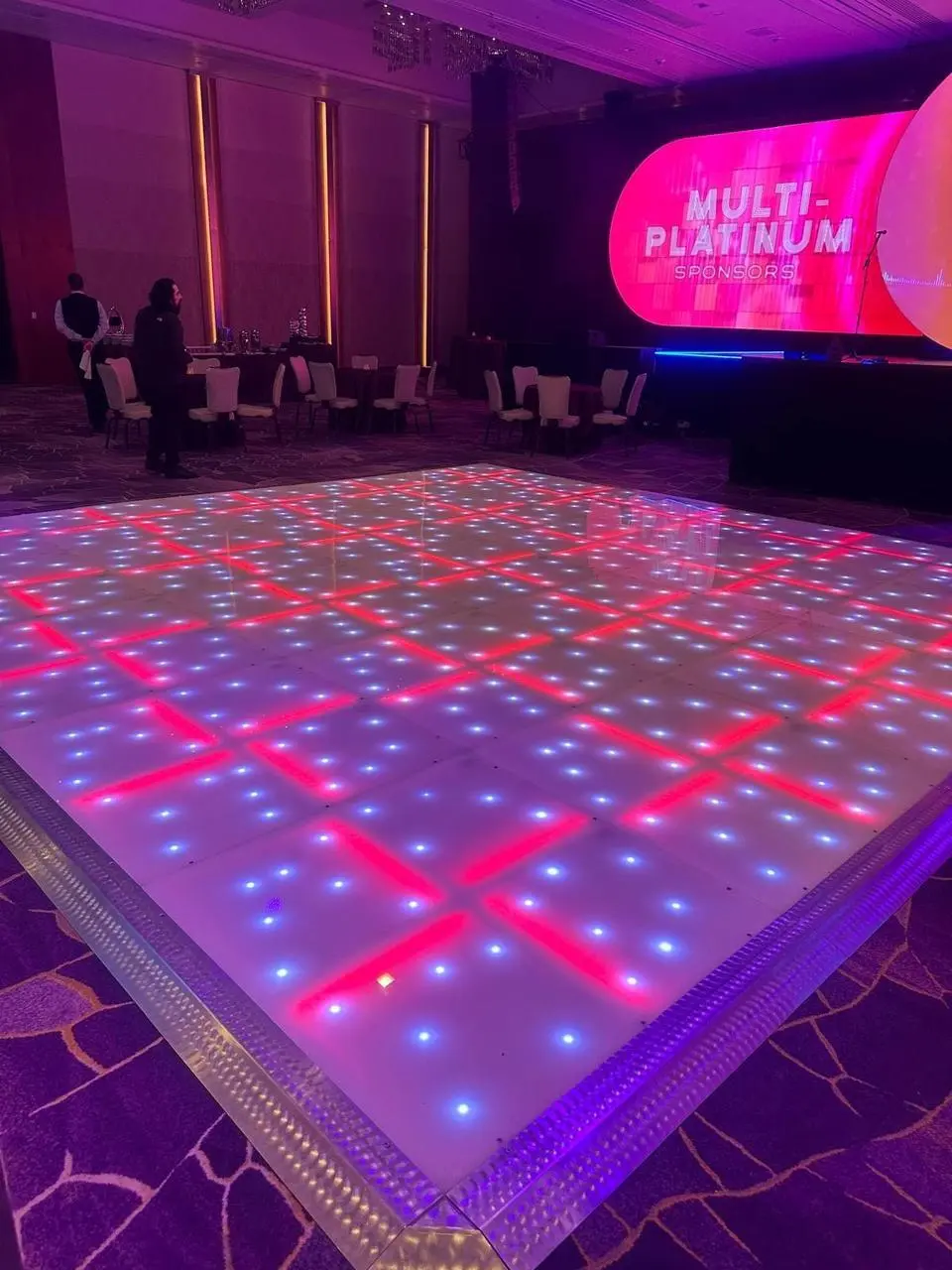 Led dance floor multi platinum sponsors for rent in Las Vegas