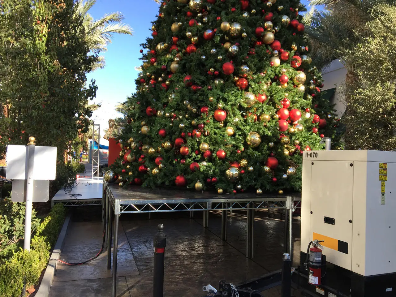 Outdoor event generator power infrastructure for rent in Las Vegas