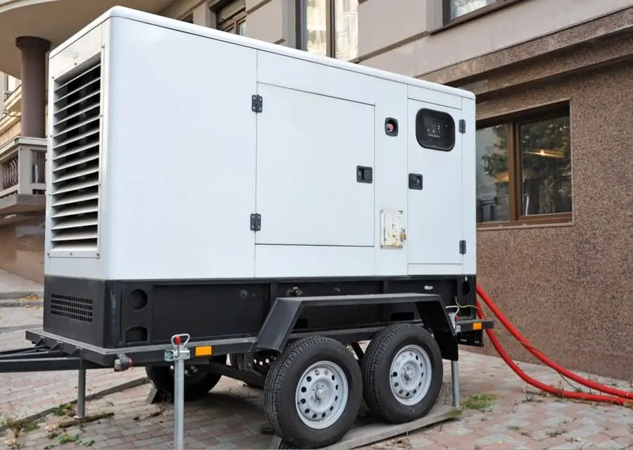 Portable generator power supply for rent in Las Vegas