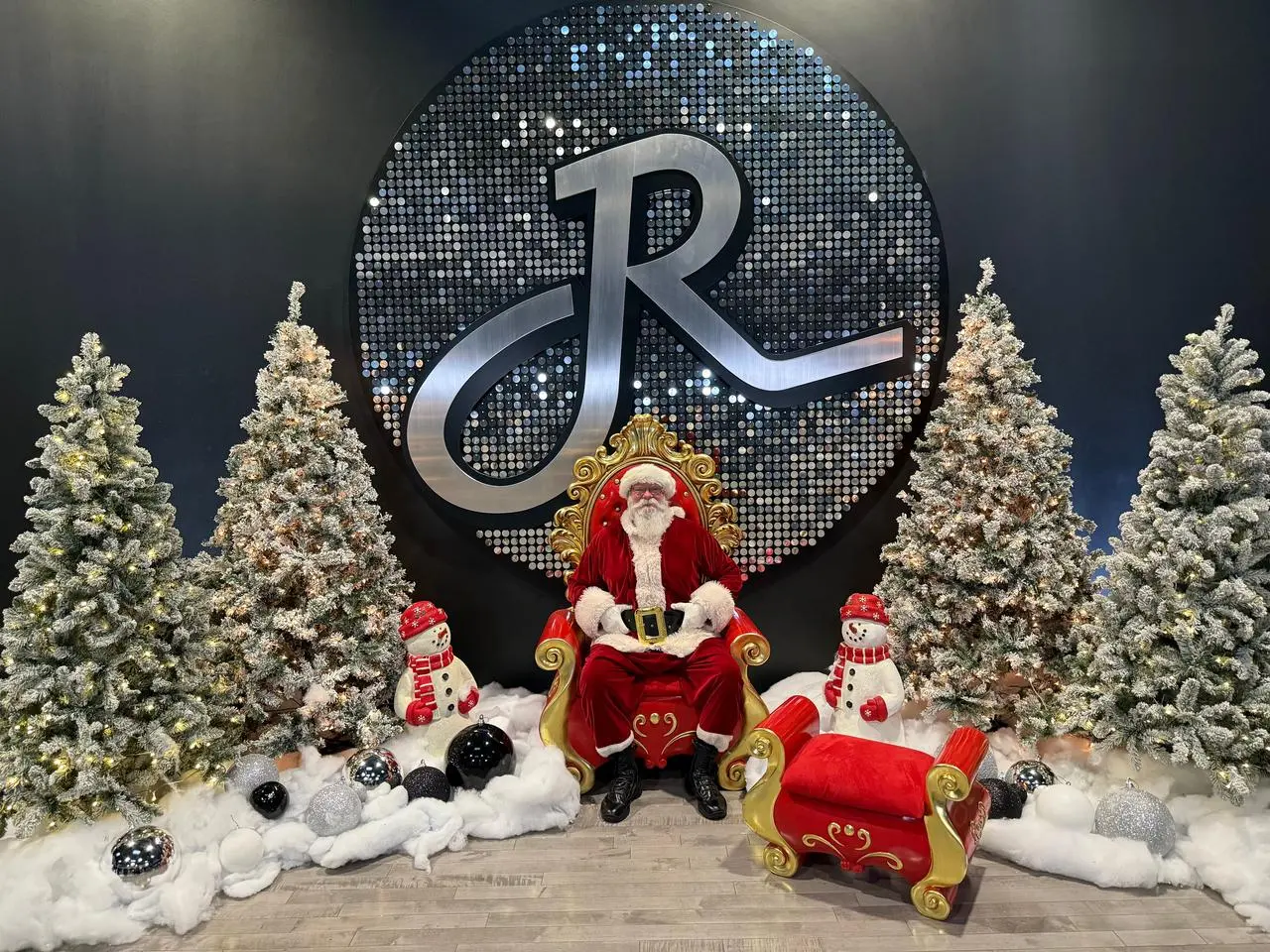 Corporate holiday celebration festive decorations for rent in Las Vegas