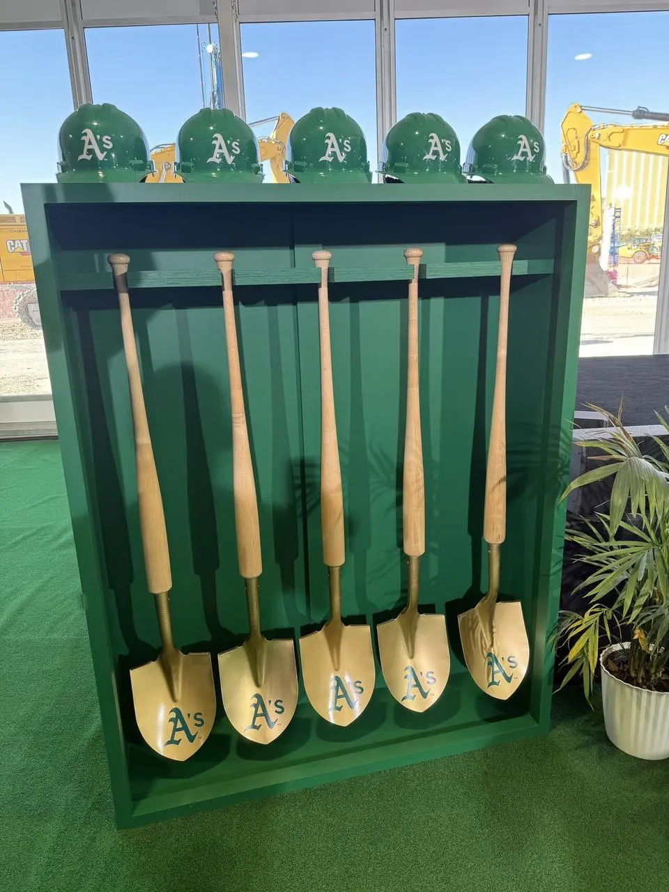 Custom prop installation branded display for rent in Las Vegas