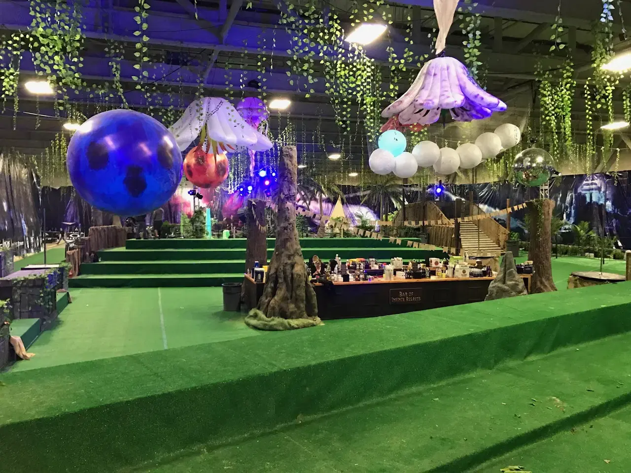 Themed scenic decor and custom backdrops built for a Las Vegas event