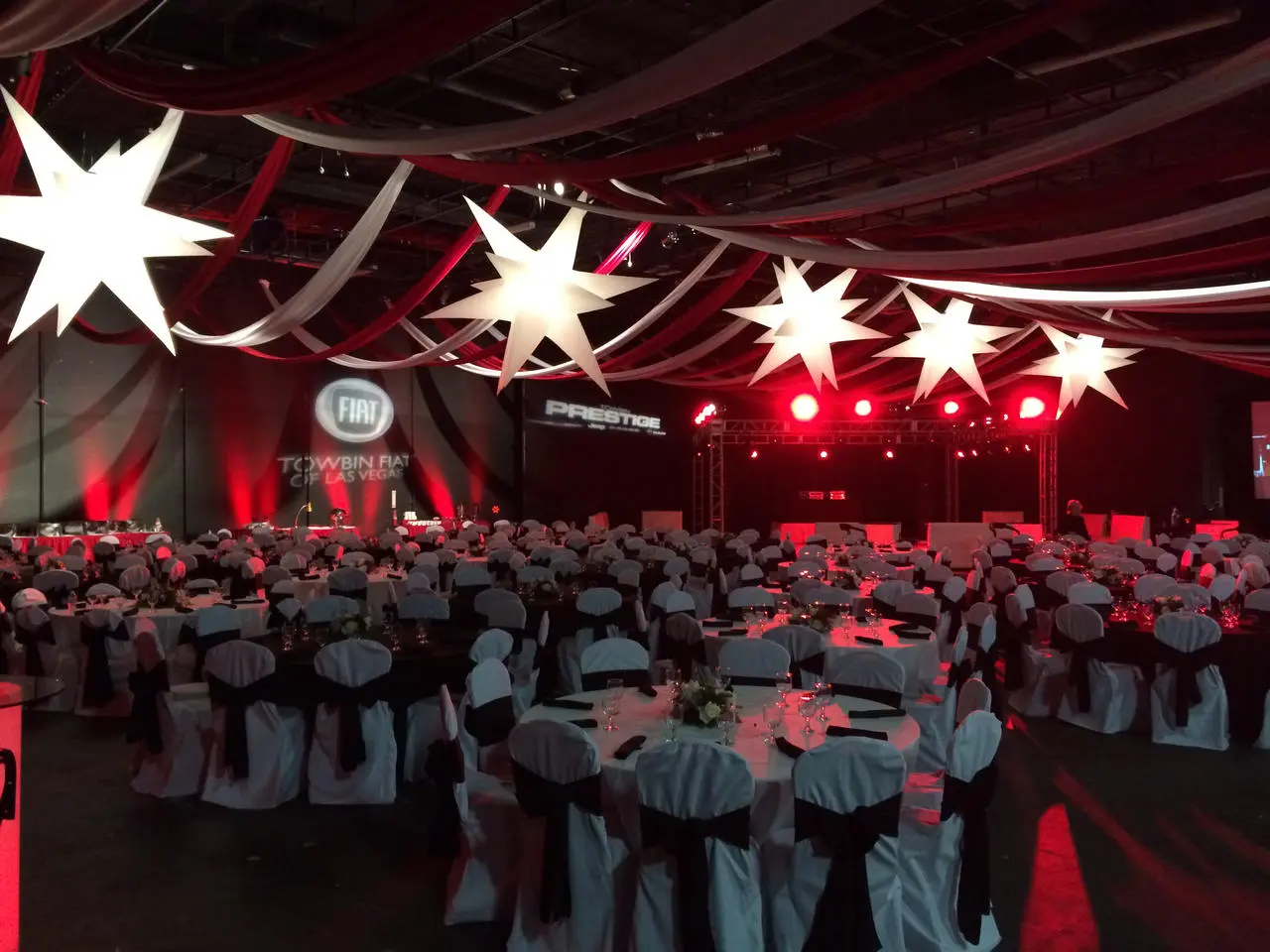 Comprehensive event production services setup in Las Vegas