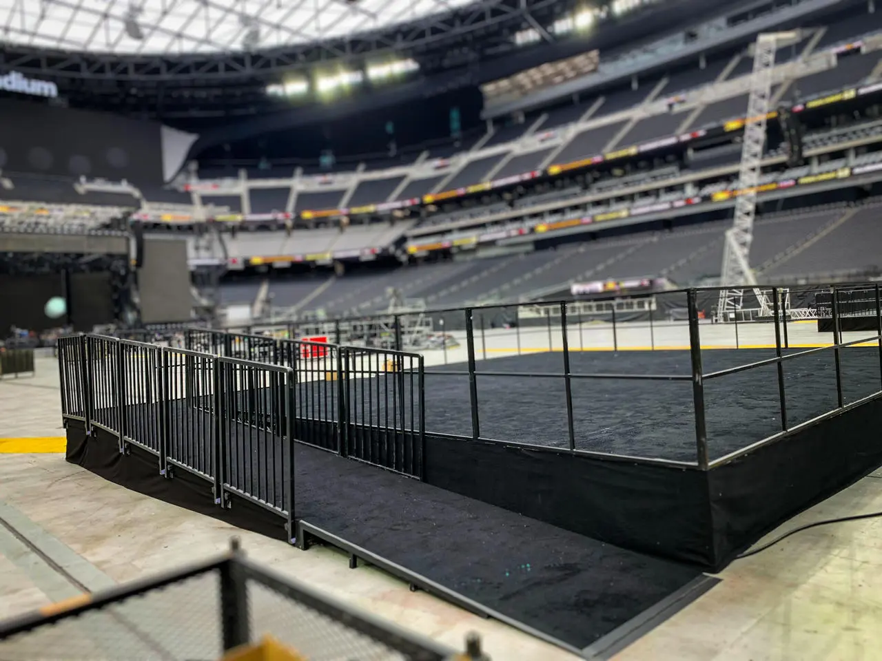 Ada compliant wheelchair ramp stadium indoor for rent in Las Vegas