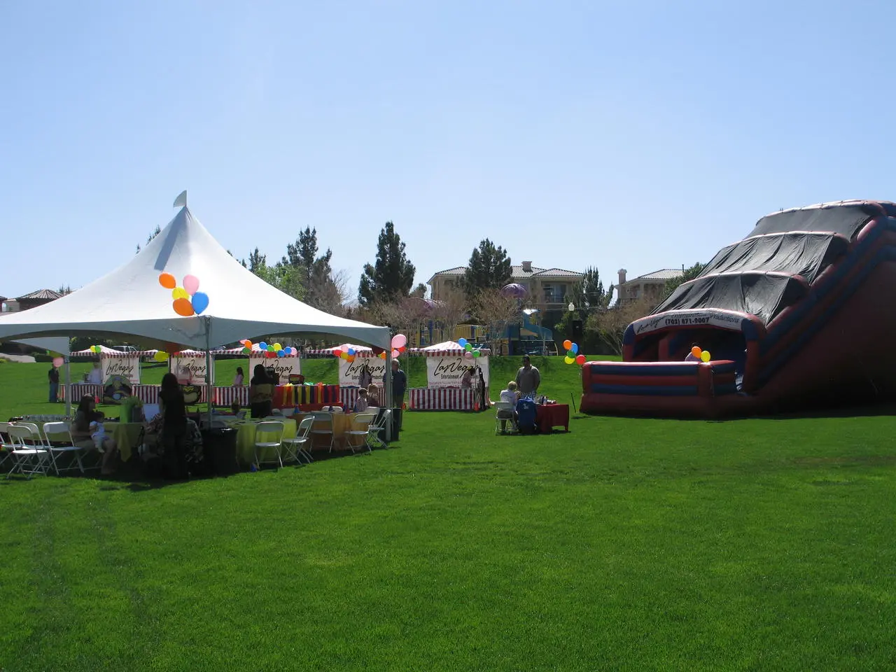 Food tent giant slide outdoor for rent in Las Vegas