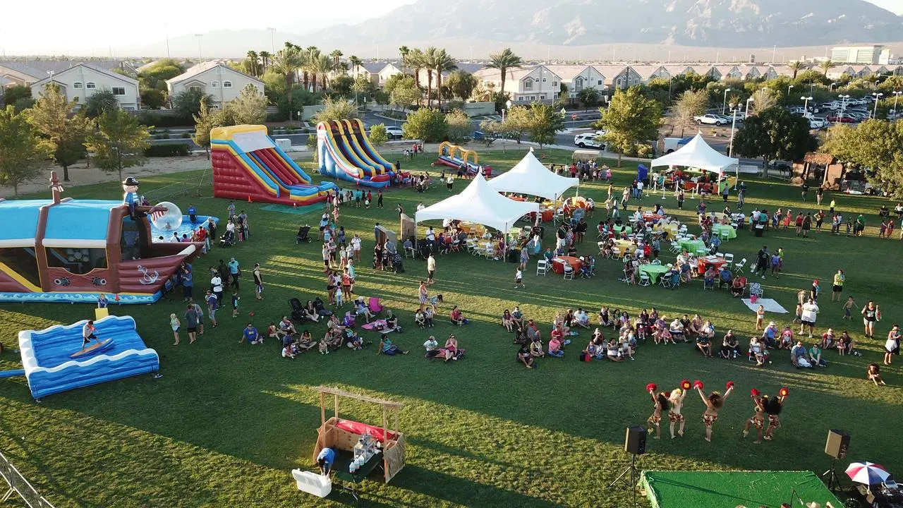 Hoa association function outdoor setup for rent in Las Vegas