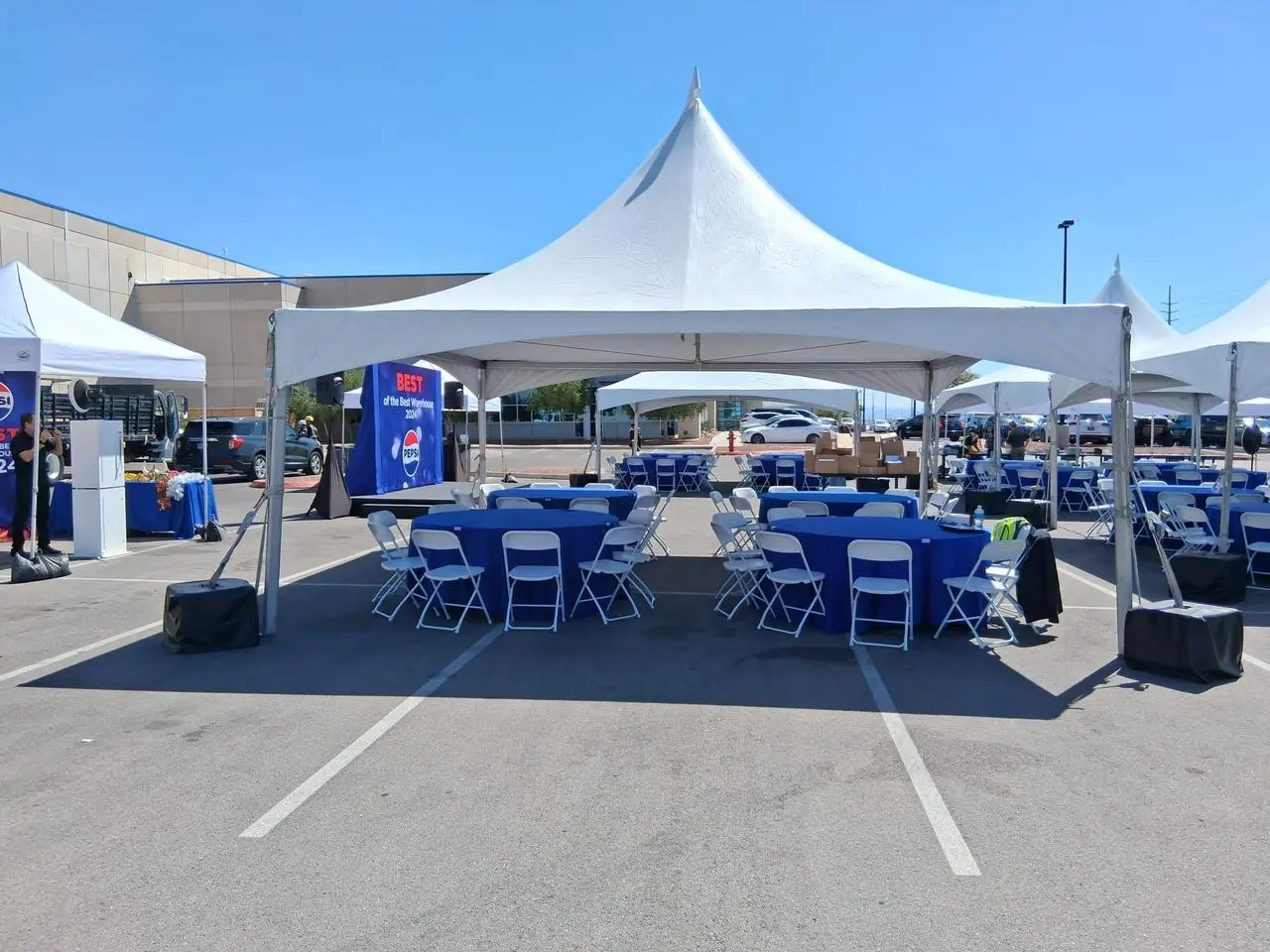 Pepsi branded branded setup for rent in Las Vegas
