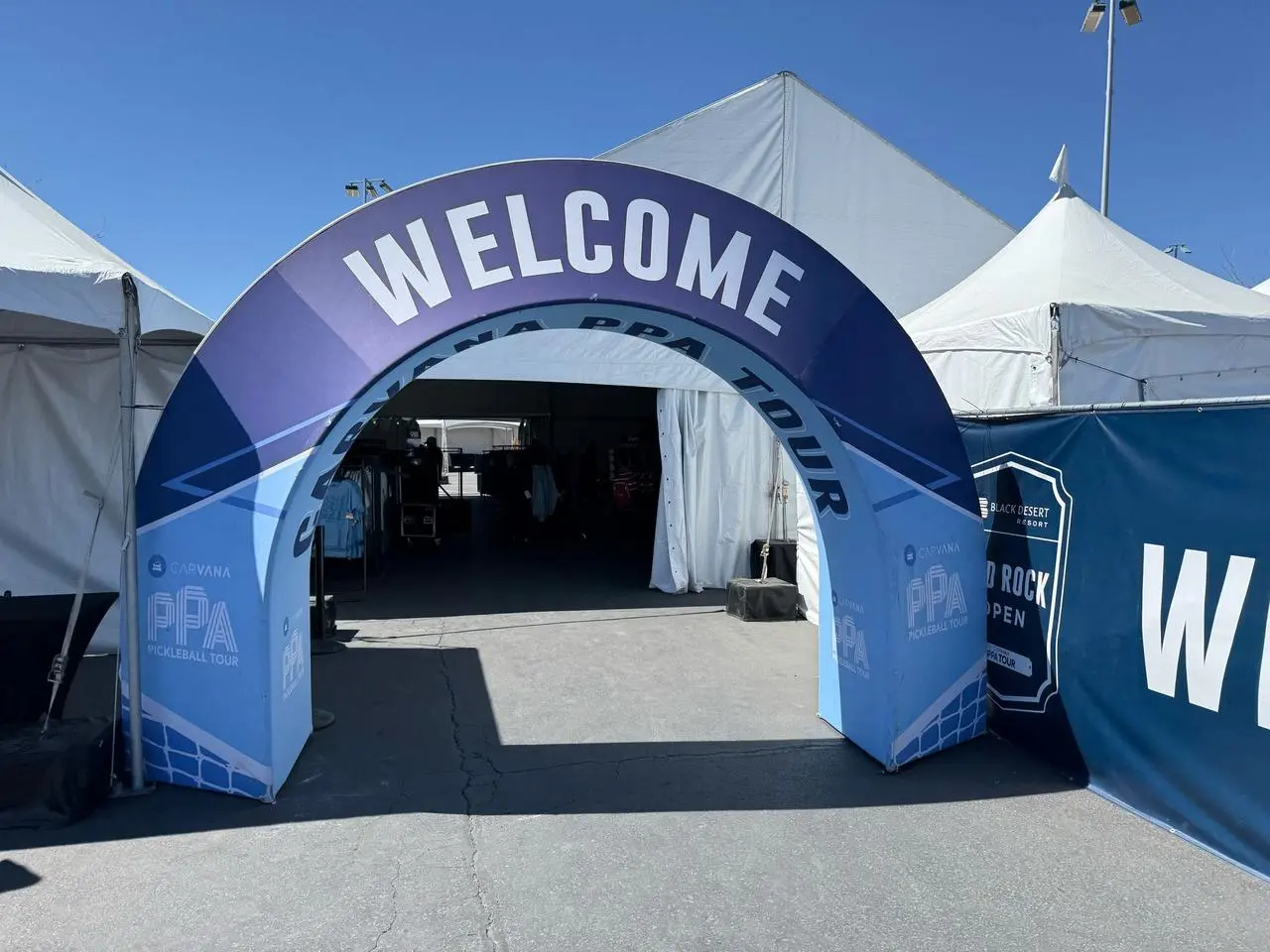 Ppa welcome arch event entrance production for rent in Las Vegas