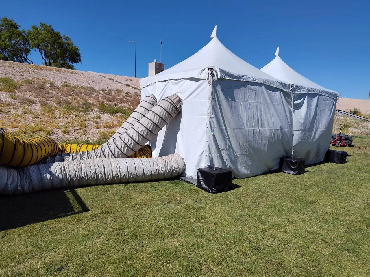 Tent air conditioning cooling for rent in Las Vegas